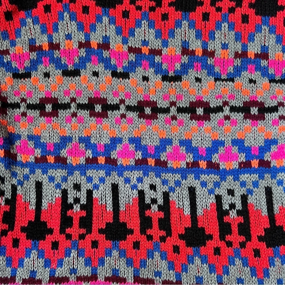 Allison Joy Chunky Knit Multi Color Sweater Small - Picture 6 of 9